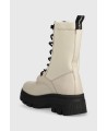 CALVIN KLEIN CHUNKY LACEUP ZIP BOOT EGGSHELL YW0YW00740-ACF