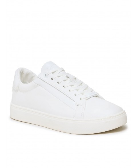 CALVIN KLEIN LOGO CUPSOLE LACE UP BRIGHT WHITE HW0HW01353-YBR