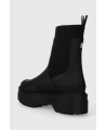 TOMMY HILFIGER FEMININE RUBBERIRZED BLACK BOOT FW0FW07475-BDS