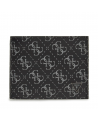 GUESS BLACK LOGO LEATHER WALLET MITO BILLFOLD SMVELELEA20-DAB