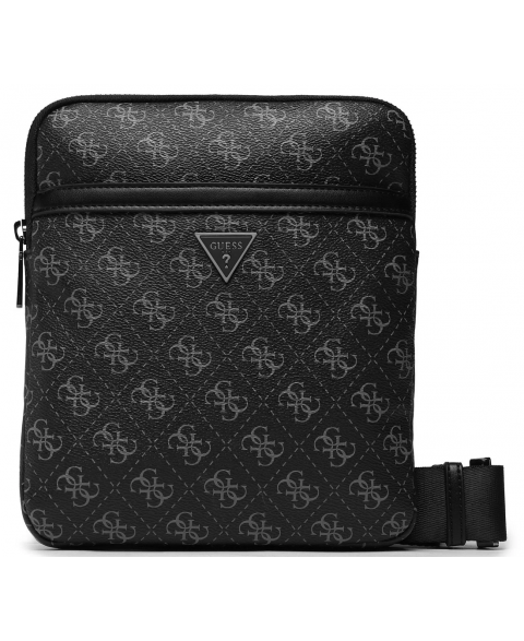 GUESS BLACK GREY ALLOVER LOGO CROSSOVER HMEVZLP2223-DAB