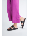LIU JO IMAN 01 NAPPA BLACK SANDAL SA4113-P0062-22222
