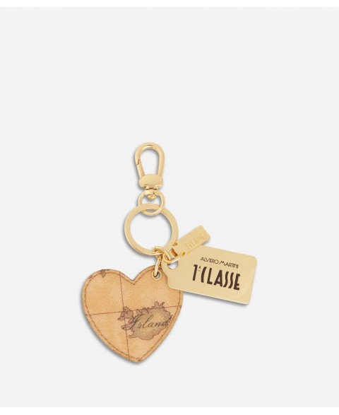 ALVIERO MARTINI HEART SHAPE KEYCHAIN NATURAL 01EC5W27960000010