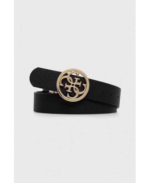 GUESS NOLANA BELT REVERSIBLE COAL LOGO BLACK  BW9166P4235-CLO