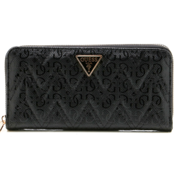 GUESS LARGE BLACK WALLET ADELARD SLG SWGG95021460-BLA