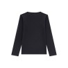 GUESS LIGO TRIANGLE LONGSLEEVE T-SHIRT BLACK J4BI18J1314-JBLK
