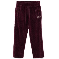 GUESS VELVET PANTS BURGUNTY J4BQ13KCH92-RGP