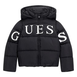 GUESS HOODED PUFFED JACKET BLACK J4BL26WB240-JBLK