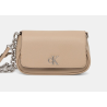 CALVIN KLEIN BEIGE MINIMAL MONOGRAM SHOULDER BAG2 K60K613049-PBF