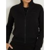 GUESS BRITNEY SWEATSHIRT WITH ZIPPER BLACK V2YQ16KB3P2-JBLK