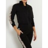 GUESS BRITNEY SWEATSHIRT WITH ZIPPER BLACK V2YQ16KB3P2-JBLK