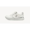 TAMARIS WHITE SILVER LEATHER SNEAKER 1-23726-43- 171