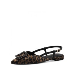 TAMARIS SLINGBACK  FLAT SANDALS LEOPARD 1-29403-42-360