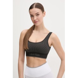 CALVIN KLEIN SEAMLESS SPORTS BRA MEDIUM SUPPORT BLACK 00GWS4K220-UB1