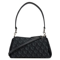 CALVIN KLEIN DROP MONOGRAM SHOULDER BAG BLACK LV04K3142G-UB1