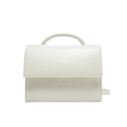 CALVIN KLEIN LINN TOP HANDLE CROSSBODY BAG WHITE K60K613162-67U