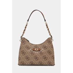 GUESS IZZY SHOULDER BAG LATTE LOGO HWOS8654010-LTL