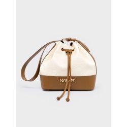 NOLAH FELICITY CREAM BROWN CROSSBODY BAG