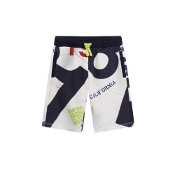 GUESS BOY SHORTS WHITE BLUE L5RD02KA6R4-PU74