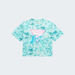 GUESS GIRL BOX T-SHIRT GREEN J5GI10K6YW4-P637