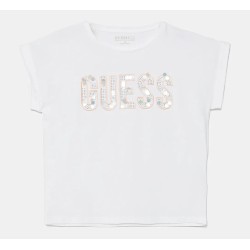 GUESS GIRL WHITE TSHIRT J5GI09K6YW4-G011