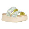 HEY DUDE DELRAY SLIDE SURF BAJA BLUE MULTI 43210-4NY