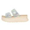 HEY DUDE DELRAY SLIDE SURF BAJA BLUE MULTI 43210-4NY