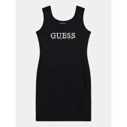 GUESS GIRL BLACK DRESS J5GK39K8RT2-JBLK