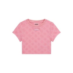 GUESS KIDS CROP T-SHIRT PINK J5GP04KCT02-F6EV