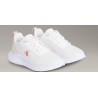 CALVIN KLEIN EVA RUNNER MIX MESH LOGO WHITE BEIGE YW0YW01851-01W