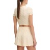 GUESS PEONY 4G LOGO CROPTOP YELLOW V5GP21KCT02-F27G