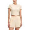 GUESS PEONY 4G LOGO CROPTOP YELLOW V5GP21KCT02-F27G