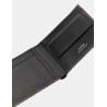GUESS GREY BLACK LEATHER WALLET SMVELELEA20-BLA