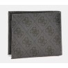 GUESS GREY BLACK LEATHER WALLET SMVELELEA20-BLA