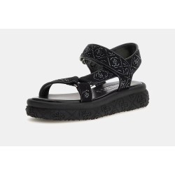 GUESS LODE BLACK SANDAL FLJLODFAP03