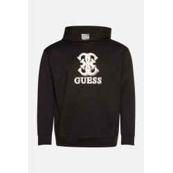 GUESS CARMEN HOODIE SWEATSHIRT BLACK V5YQ01KCX22-JBLK