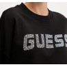 GUESS ΑΚΥΡΟ PRIMULA RHINESTONES SWEATSH V5YQ12KCRP0-JBLK