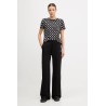 GUESS CARMEN STRAIGHT LONG PANTS BLACK V5YB03KCX22-JBLK