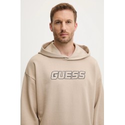 GUESS MENTORE HOODIE SWEATSHIRT BEIGE Z5YQ00KCE91-G1CA