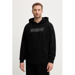 GUESS MENTORE HOODIE SWEATSHIRT BLACK Z5YQ00KCE91-JBLK