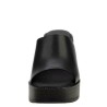 RAGAZZA LEATHER PLATFORM MULE 0920-BLACK