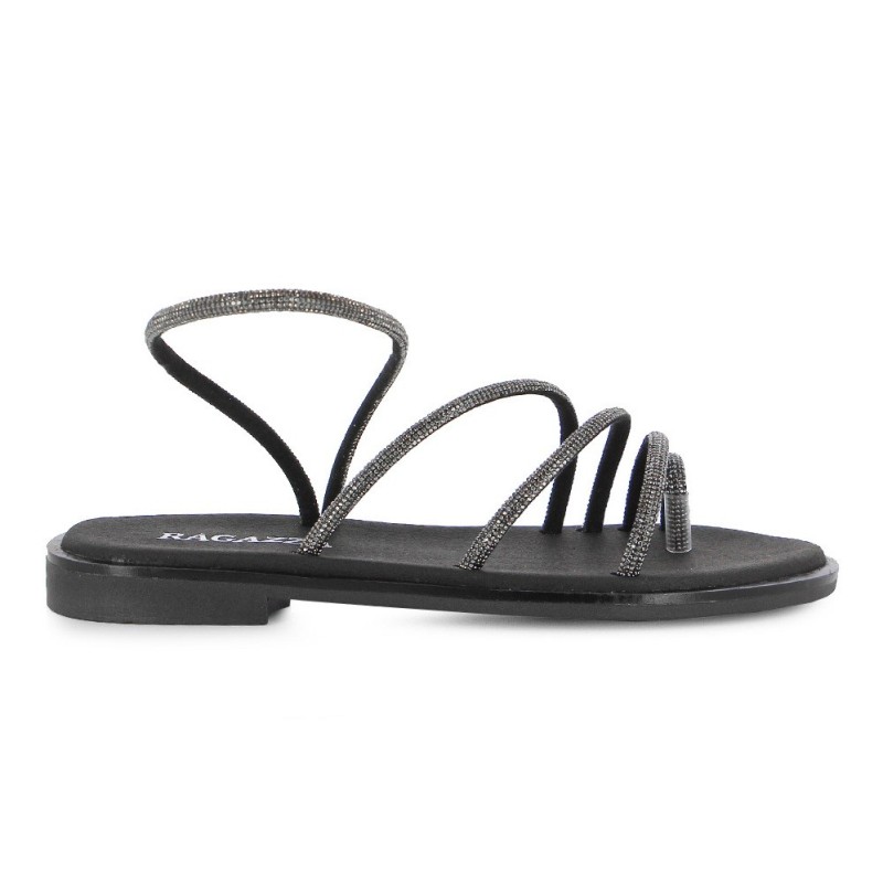 RAGAZZA STRASS SANDAL 01122 BLACK