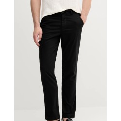 CALVIN KLEIN BLACK COTTON SIGNATURE SLIM CHINO (32 LENGTH) LV040EM628-UB1