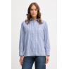 CALVIN KLEIN WOMEN SHIRT STRIPES BLUE LV044D170G-ZNX