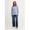 CALVIN KLEIN WOMEN SHIRT STRIPES BLUE LV044D170G-ZNX