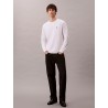 CALVIN KLEIN ARCHIVE LOGO RELAXED LONGSLEEVE WHITE  T-SHIRT LV04RD247G-YAF