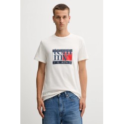 TOMMY HILFIGER JEANS T-SHIRT ANCIENT WHITE DM0DM21977-YBH