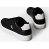 CALVIN KLEIN BLACK CLASSIC CUPSOLE LACEUP LTH SNEAKER YM0YM01435-0GM