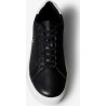 CALVIN KLEIN BLACK CLASSIC CUPSOLE LACEUP LTH SNEAKER YM0YM01435-0GM