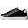 CALVIN KLEIN BLACK CLASSIC CUPSOLE LACEUP LTH SNEAKER YM0YM01435-0GM